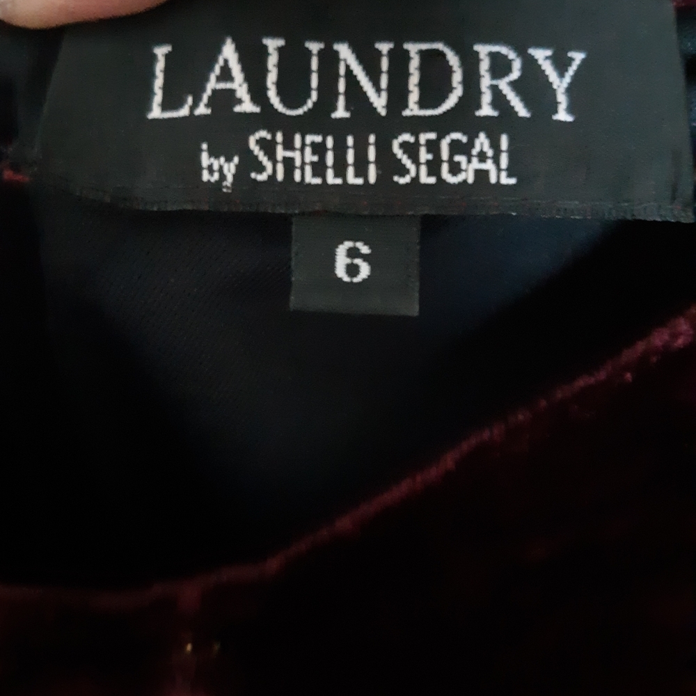Crimson dress by Laundry